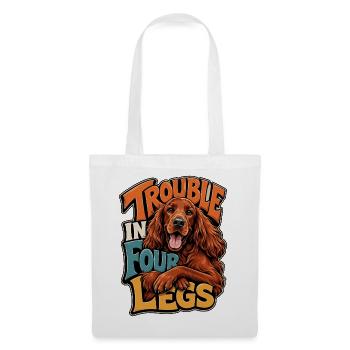 English Setter - Tote Bag - white - Front