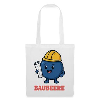 BAUBEERE - Stoffbeutel - Weiß - Vorne