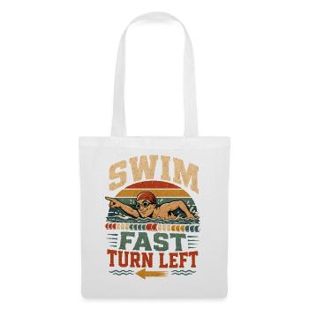  Schwimmer schwimmen Sports-Schwimmer Vintage - Stoffbeutel - Weiß - Vorne