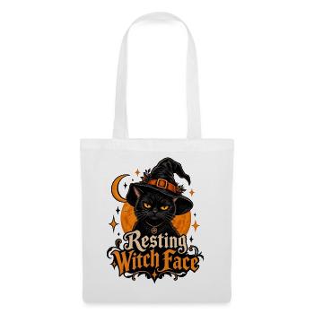 "Das ultimative "Resting Witch Face"-Design! - Stoffbeutel - Weiß - Vorne