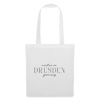Dresden, Germany Elegance Style Design T-Shirt - Tote Bag - white - Front