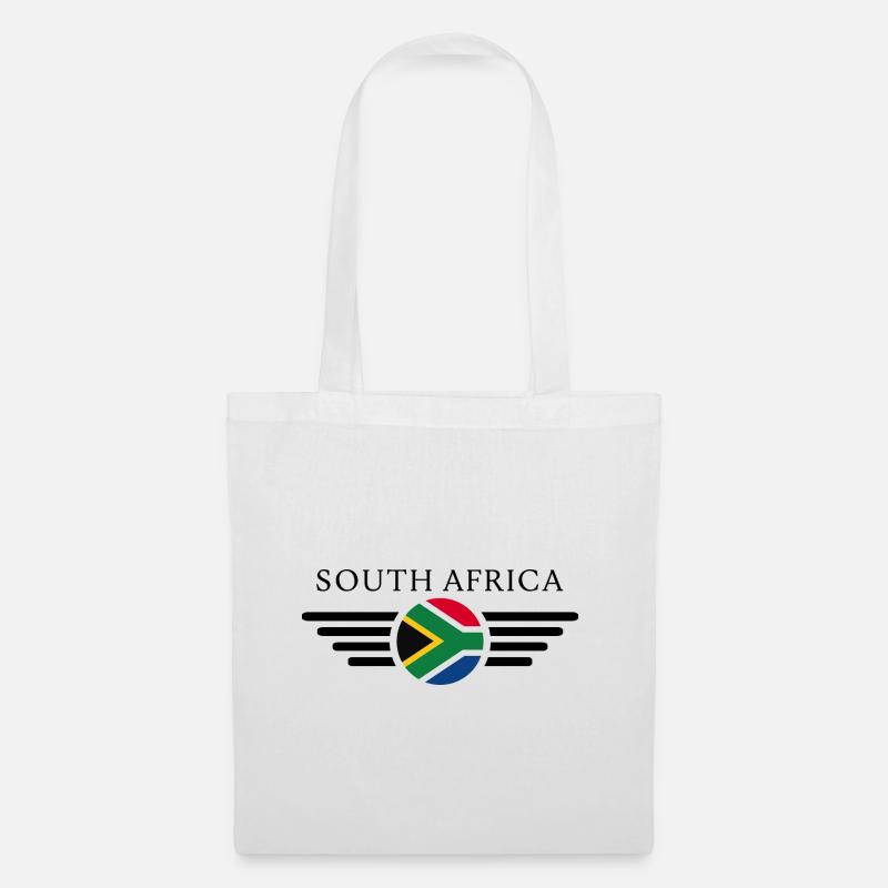 Südafrika - Stoffbeutel - Weiß