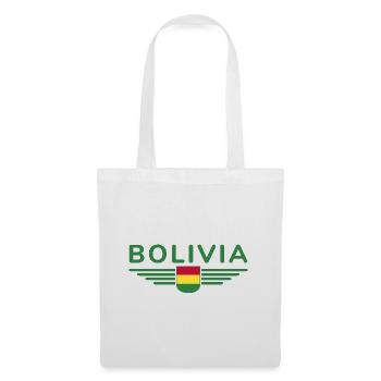 J’aime la Bolivie, T-shirt design de style élégance - Sac en tissu - blanc - Devant