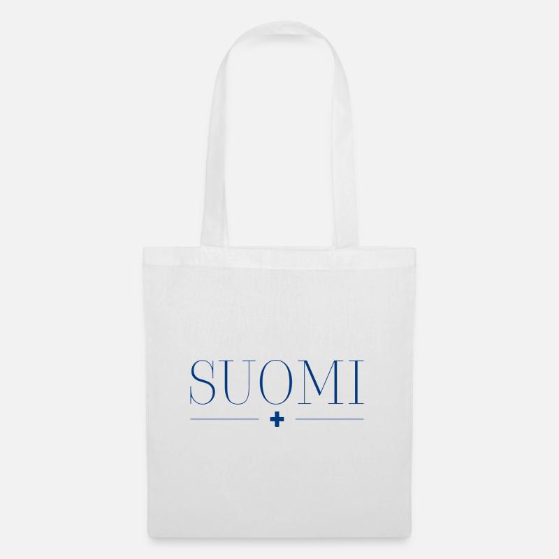 Finnland - Stoffbeutel - Weiß