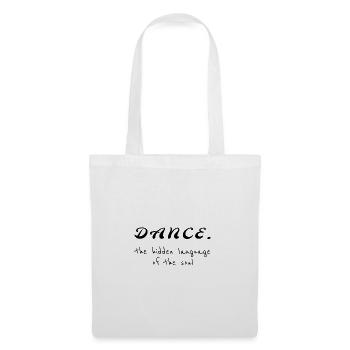 Danse - Le langage caché de l’âme, T-shirt - Sac en tissu - blanc - Devant
