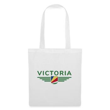 Victoria Seychellen Fans: Stylische Shirts - Stoffbeutel - Weiß - Vorne