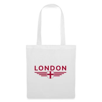 London England Fan T-Shirt Design - Tote Bag - white - Front