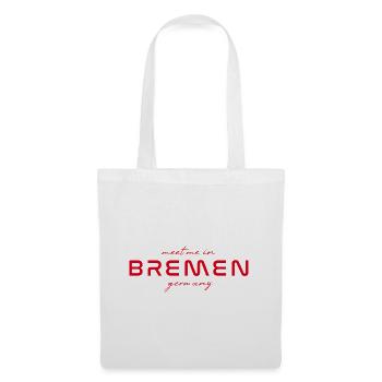 T-Shirt Brême – Skyline - Sac en tissu - blanc - Devant