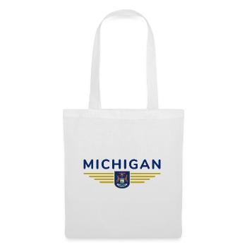 Michigan Fan T-Shirt – Parfait pour les vrais fans ! - Sac en tissu - blanc - Devant