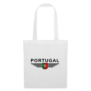 I Love Portugal, conception de tenue de t-shirt - Sac en tissu - blanc - Devant