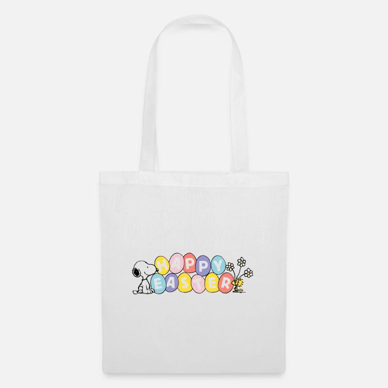 Peanuts Snoopy Happy Easter - Tote Bag - white