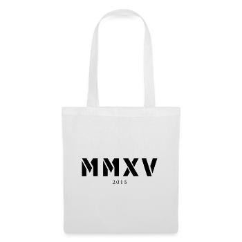 Roman numeral year of birth Made in 2015 - Tote Bag - white - Front