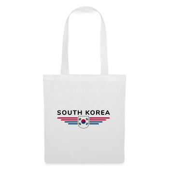 J’aime la Corée du Sud Design T-shirt Outfit - Sac en tissu - blanc - Devant