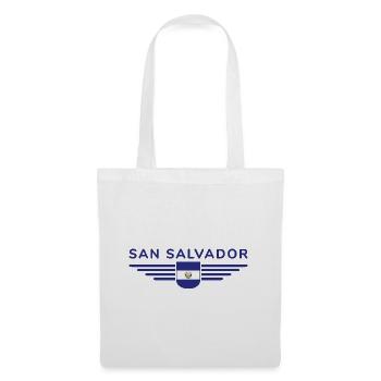 Conception du t-shirt San Salvador - Sac en tissu - blanc - Devant