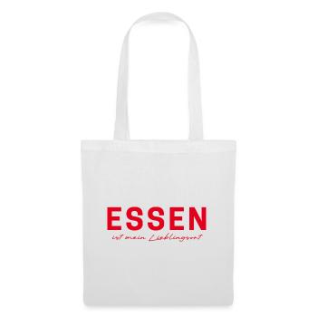 Essen T-Shirt – Ruhrgebiet & Skyline Style - Stoffbeutel - Weiß - Vorne