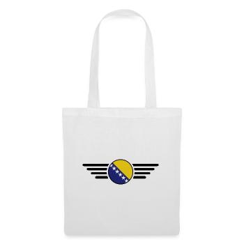 T-shirt design de style bosniaque - Sac en tissu - blanc - Devant