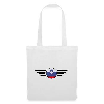 Slovénie Style Design T-shirt - Sac en tissu - blanc - Devant