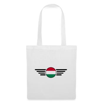 T-shirt design de style hongrois - Sac en tissu - blanc - Devant