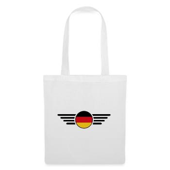 T-shirt design de style allemand - Sac en tissu - blanc - Devant