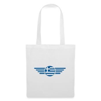 T-shirt design de style grec - Sac en tissu - blanc - Devant