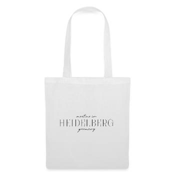 Heidelberg Deutschland Eleganz Stil Design T-Shirt - Stoffbeutel - Weiß - Vorne