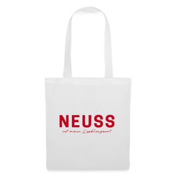 T-shirt Neuss – Parfait pour les fans - Sac en tissu - blanc - Devant
