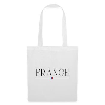 I Love France Elegance Style Design Outfits - Tote Bag - white - Front