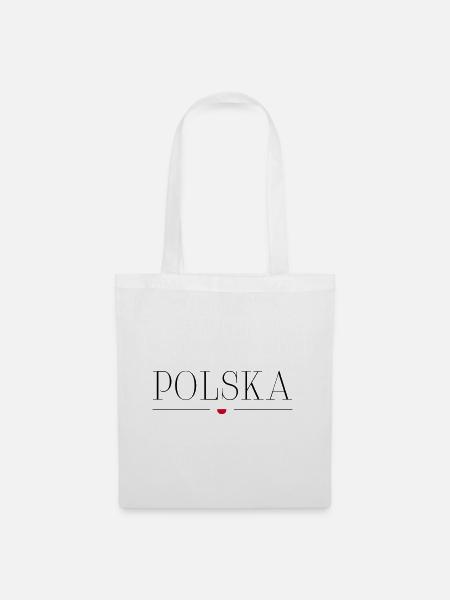 Polen - Stoffbeutel - Weiß