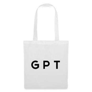 Humour Beauf Lettre GPT Jeu De Mots - Sac en tissu - blanc - Devant