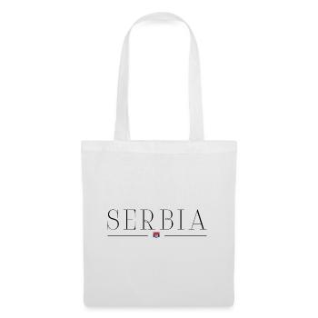 Serbie Pride T-shirt - Sac en tissu - blanc - Devant