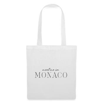 Monaco Glamour T-Shirt - Stoffbeutel - Weiß - Vorne