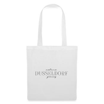 Düsseldorf Deutschland Eleganz Stil Design T-Shirt - Stoffbeutel - Weiß - Vorne
