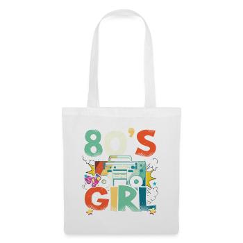Women 80s girl 80s Themes Party Vintage 1980s - Tote Bag - white - Front