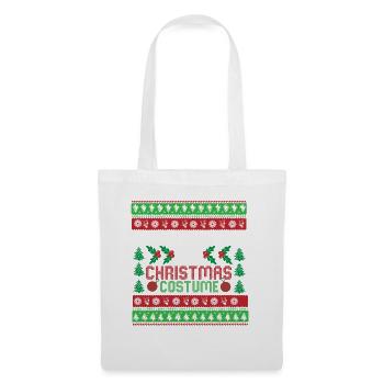 En raison de l’inflation pulls de Noël drôle de Noël - Sac en tissu - blanc - Devant