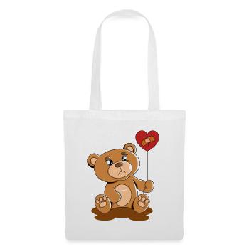 Cute Bear Cuddly Toy Hug Stuffed Animal Love - Tote Bag - white - Front