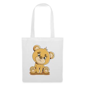 Cute Bear Cuddly Toy Hug Stuffed Animal Love - Tote Bag - white - Front