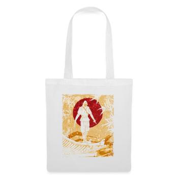 Ninja Japanese Art Vintage Fighter Retro - Tote Bag - white - Front