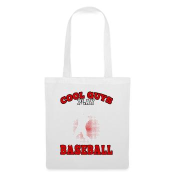 Coole Jungs Baseball Baseballer Baseballspieler - Stoffbeutel - Weiß - Vorne