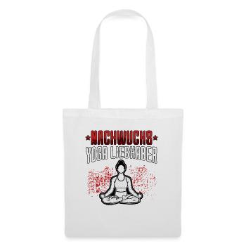 Nachwuchs Yoga Liebhaber Namasté Meditation - Stoffbeutel - Weiß - Vorne