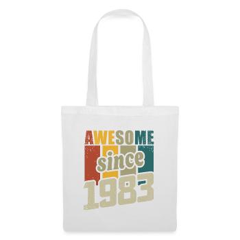 40 years old Awesome since 1983 40th birthday - Tote Bag - white - Front