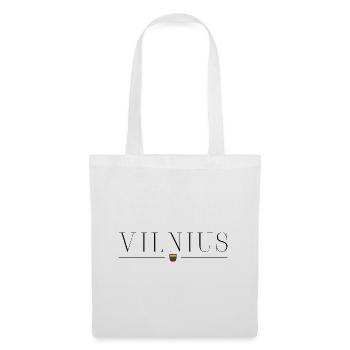 Vilnius, Lithuania Style Design T-Shirt - Tote Bag - white - Front