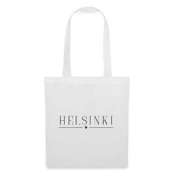 Helsinki T-Shirt: Design, Natur, Eleganz - Stoffbeutel - Weiß - Vorne