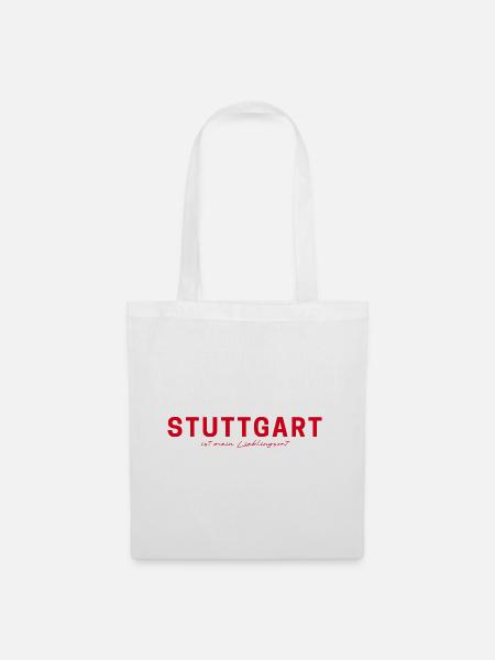 Stuttgart T-Shirt – Heimat & Skyline Style - Stoffbeutel - Weiß