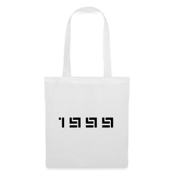 Année de naissance Anniversaire Né(e) en 1999 - Sac en tissu - blanc - Devant