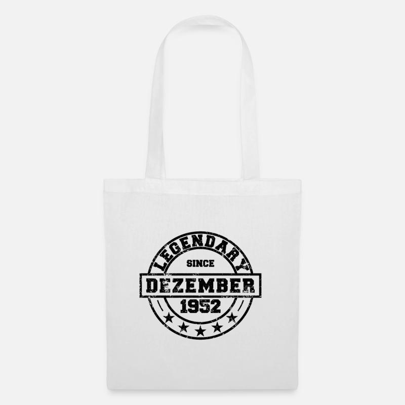 Legendary since December 1952 - Geburtstag - Stoffbeutel - Weiß