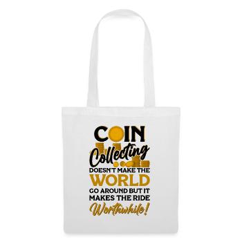 Numismates Collectionneurs de pièces Collectionneur de pièces Numismates - Sac en tissu - blanc - Devant