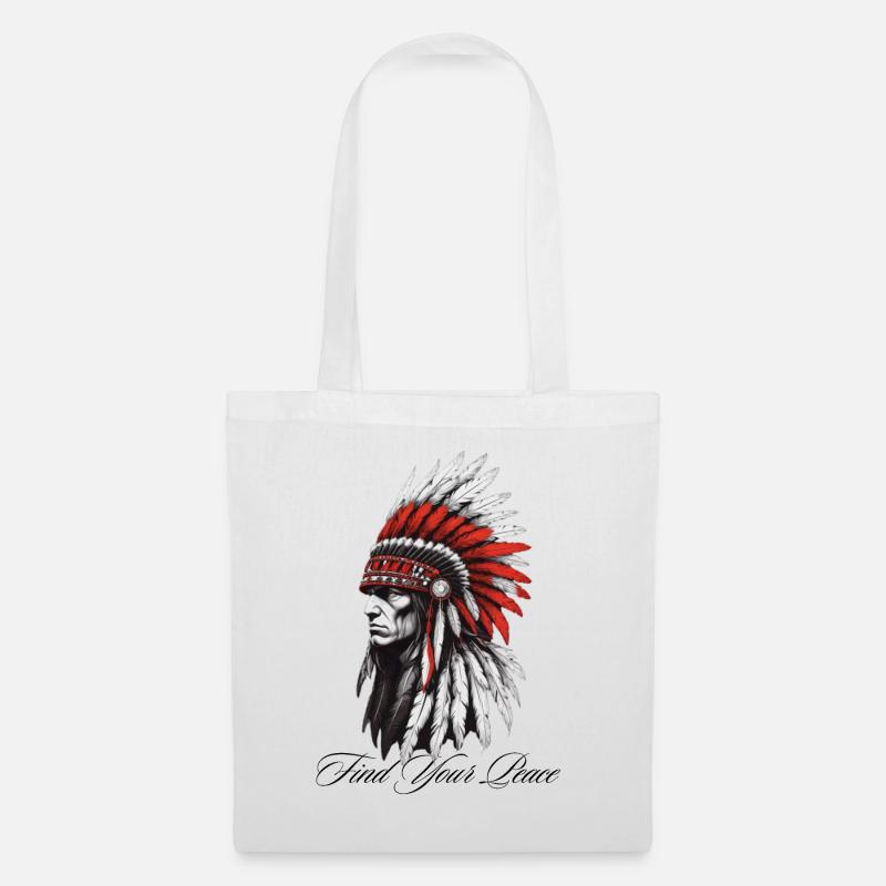 Find your Peace - Stoffbeutel - Weiß
