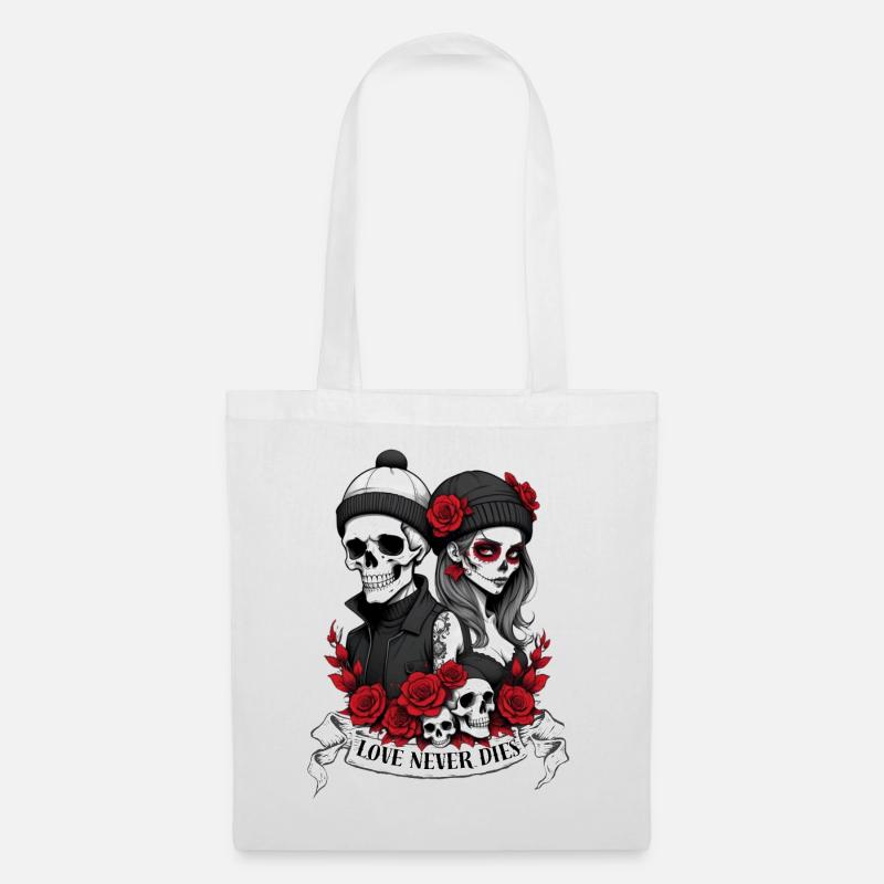 Love Never Dies - Stoffbeutel - Weiß