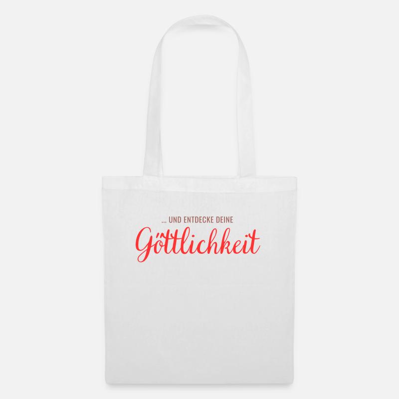 ... et découvre ta divinité - Sac en tissu - blanc
