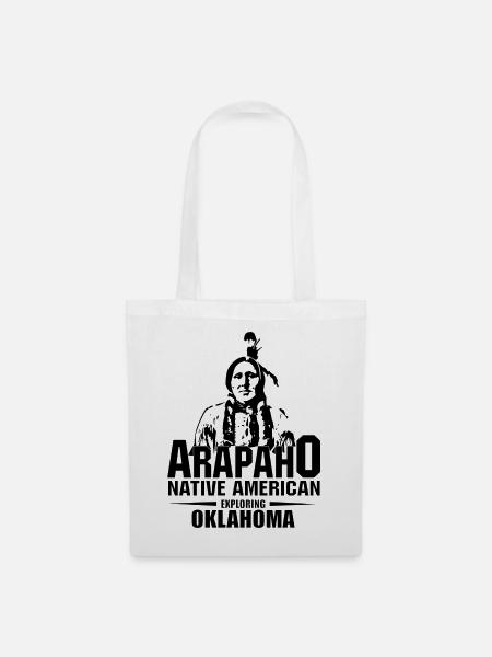 arapaho indian Native American - Stoffbeutel - Weiß